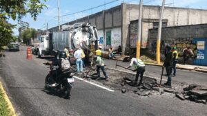 Agua de Puebla realiza diagnóstico técnico y coordina acciones con el Gobierno del Estado para atender afectación en la red sanitaria de Diagonal Defensores de la República