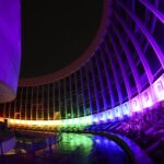 Iluminan el Senado de la República con motivo del Día Internacional del Orgullo LGBTTTIQA+