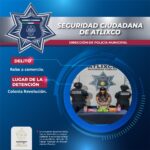 Detienen a mujer en Atlixco por robo a tienda comercial