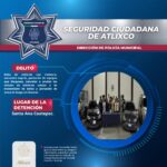 Coordinación policial permite frustrar robo de tractocamión en Atlixco