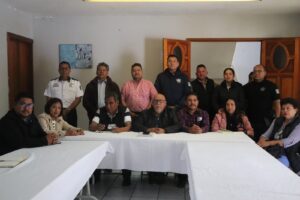 Fortalece San Pedro Cholula coordinación regional para reforzar la seguridad en juntas auxiliares