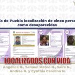 Confirma FGE localización de cinco personas reportadas como desaparecidas