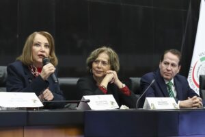 Legisladores revisan avances de la Secretaría de Ciencia con su titular, Rosaura Ruiz